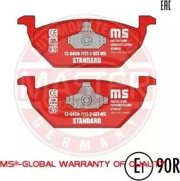 MASTER-SPORT 13046071172-SET-MS - Set placute frana,frana disc aaoparts.ro