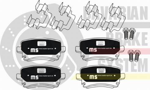 MASTER-SPORT W236028872 - Set placute frana,frana disc aaoparts.ro