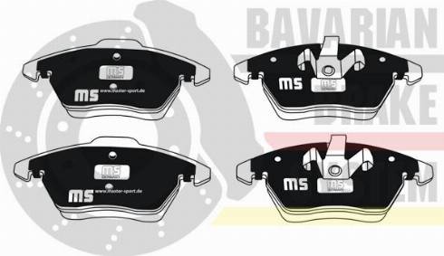 MASTER-SPORT W236072022 - Set placute frana,frana disc aaoparts.ro