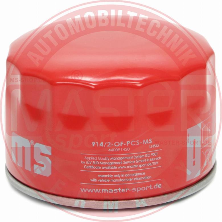 MASTER-SPORT 914/2-OF-PCS-MS - Filtru ulei aaoparts.ro