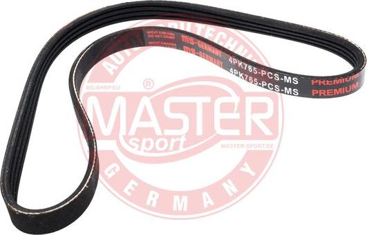 MASTER-SPORT 4PK765-PCS-MS - Curea transmisie cu caneluri aaoparts.ro
