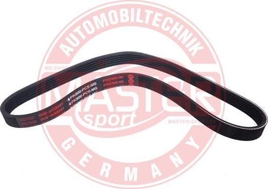 MASTER-SPORT 6PK800-PCS-MS - Curea transmisie cu caneluri aaoparts.ro
