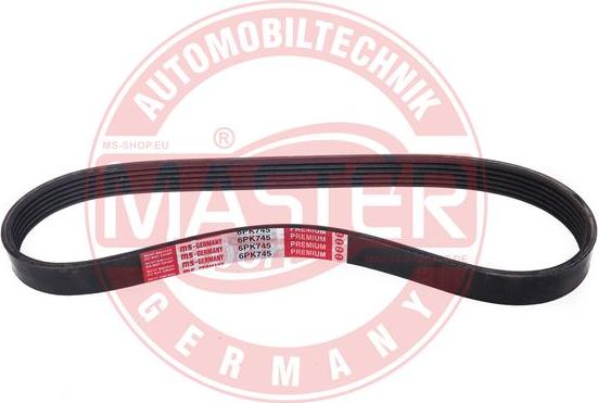 MASTER-SPORT 6PK745-PCS-MS - Curea transmisie cu caneluri aaoparts.ro