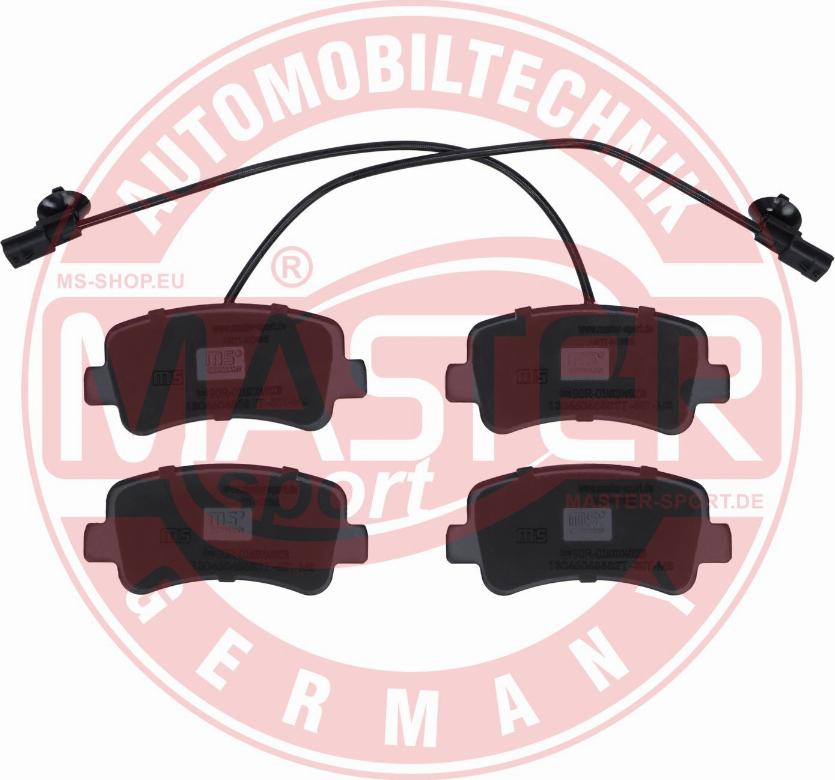 MASTER-SPORT 13046048582T-SET-MS - Set placute frana,frana disc aaoparts.ro