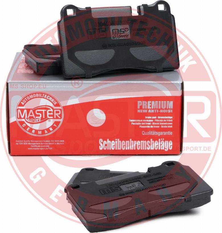 MASTER-SPORT GERMANY 13046048332N-SET-MS - Set placute frana,frana disc aaoparts.ro