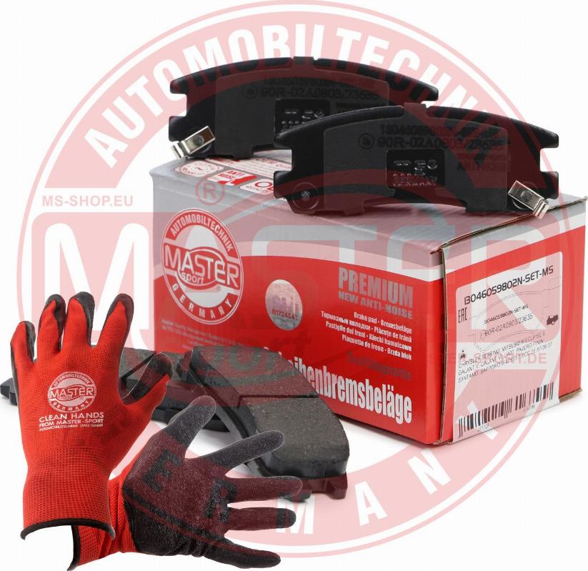 MASTER-SPORT 13046059802N-SET-MSP - Set placute frana,frana disc aaoparts.ro