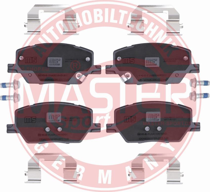 MASTER-SPORT 13046056622N-SET-MS - Set placute frana,frana disc aaoparts.ro