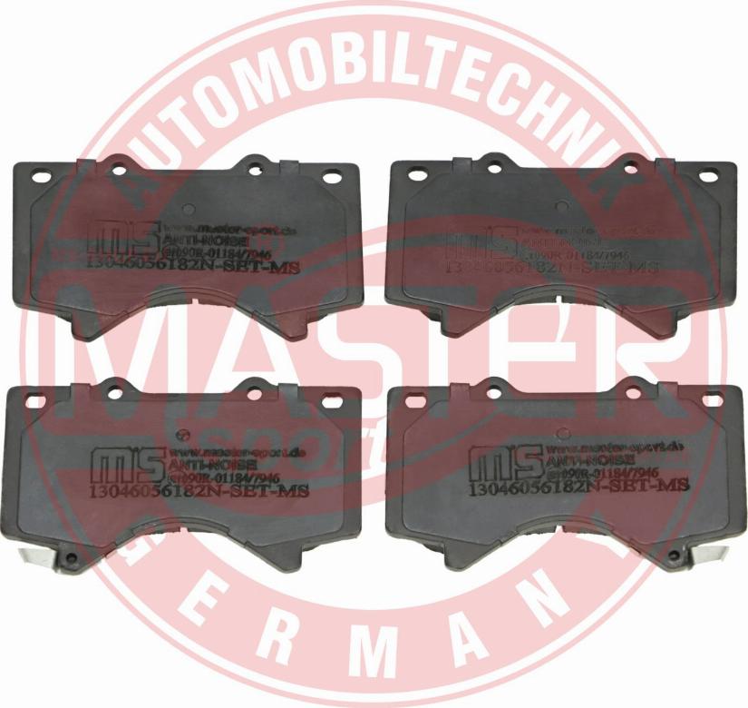 MASTER-SPORT GERMANY 13046056182N-SET-MS - Set placute frana,frana disc aaoparts.ro