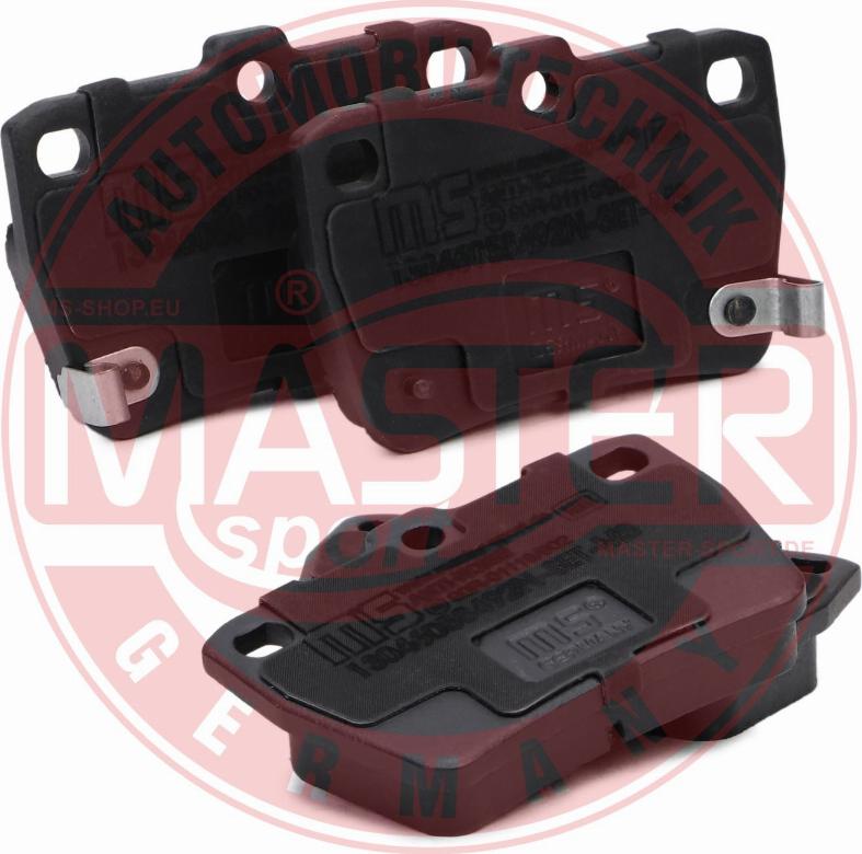 MASTER-SPORT GERMANY 13046058492N-SET-MS - Set placute frana,frana disc aaoparts.ro