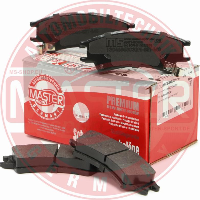 MASTER-SPORT GERMANY 13046058032N-SET-MS - Set placute frana,frana disc aaoparts.ro