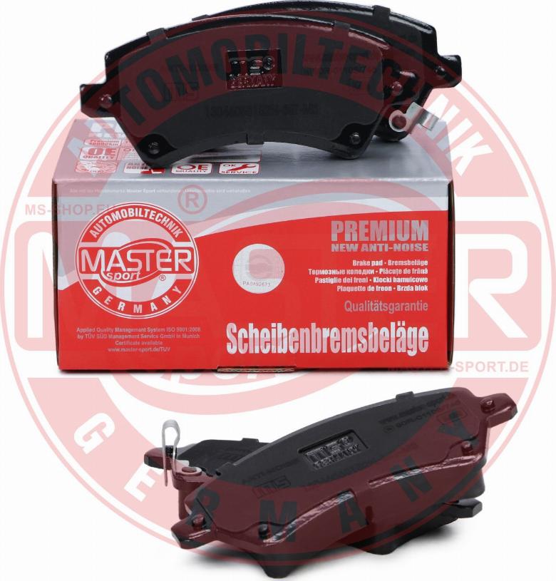 MASTER-SPORT GERMANY 13046058152N-SET-MS - Set placute frana,frana disc aaoparts.ro