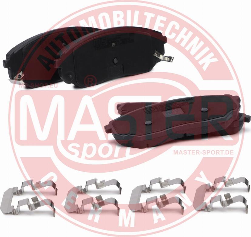 MASTER-SPORT GERMANY 13046057722N-SET-MS - Set placute frana,frana disc aaoparts.ro