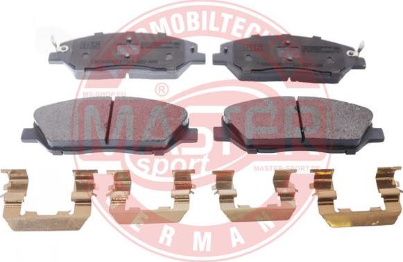 MASTER-SPORT GERMANY 13046057772N-SET-MS - Set placute frana,frana disc aaoparts.ro