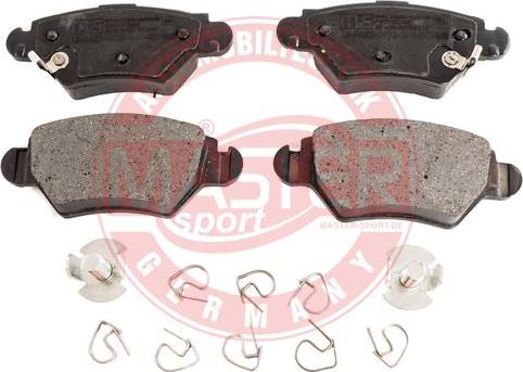 MASTER-SPORT GERMANY 13046039762N-SET-MS - Set placute frana,frana disc aaoparts.ro