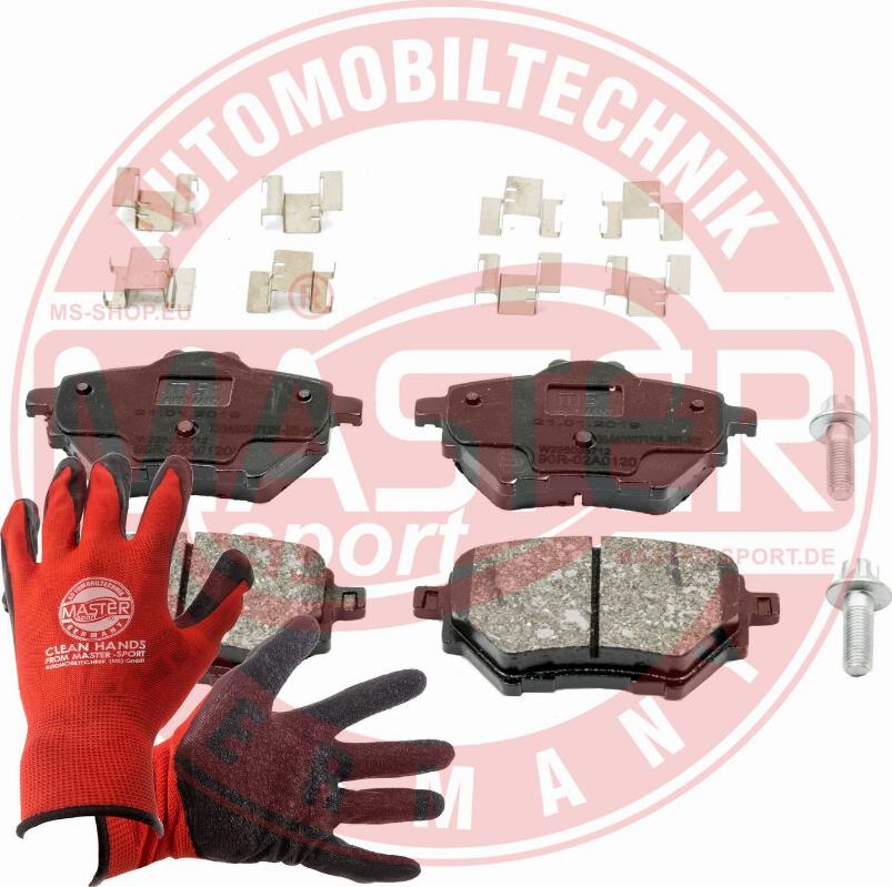 MASTER-SPORT 13046038712N-SET-MSP - Set placute frana,frana disc aaoparts.ro