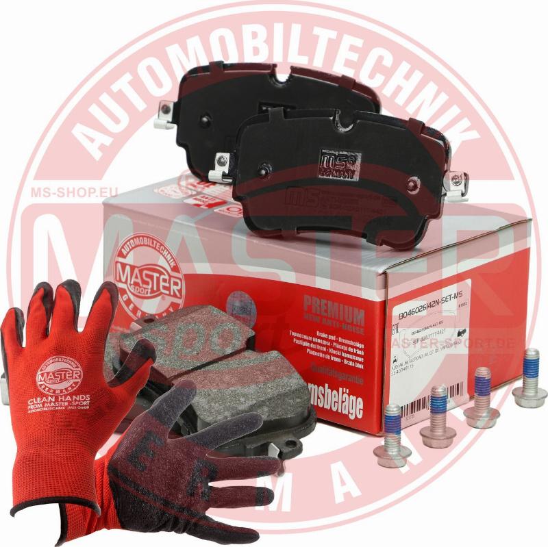 MASTER-SPORT 13046026142N-SET-MSP - Set placute frana,frana disc aaoparts.ro