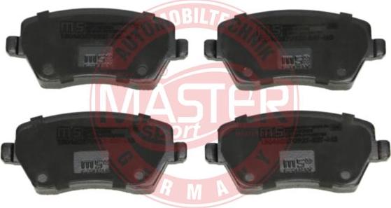 MASTER-SPORT GERMANY 13046027092T-SET-MS - Set placute frana,frana disc aaoparts.ro