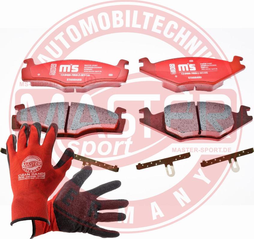MASTER-SPORT 13046070592-SET-MSP - Set placute frana,frana disc aaoparts.ro