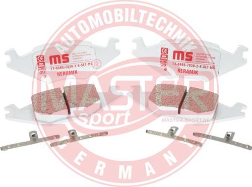 MASTER-SPORT 13046070302K-SET-MS - Set placute frana,frana disc aaoparts.ro