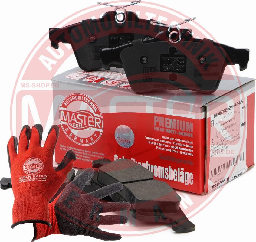 MASTER-SPORT 13046071952N-SET-MSP - Set placute frana,frana disc aaoparts.ro