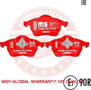 MASTER-SPORT 13046071102-SET-MS - Set placute frana,frana disc aaoparts.ro
