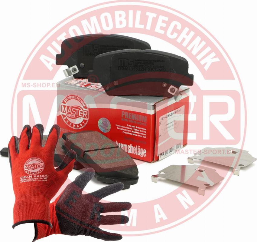 MASTER-SPORT 13046135522N-SET-MSP - Set placute frana,frana disc aaoparts.ro