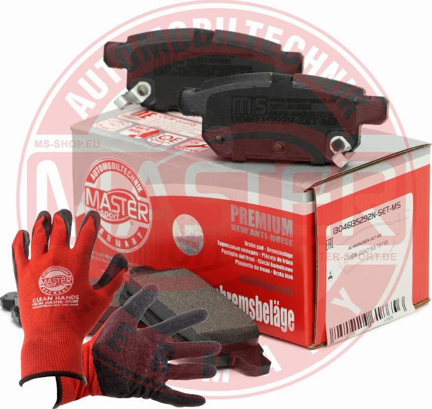 MASTER-SPORT 13046135292N-SET-MSP - Set placute frana,frana disc aaoparts.ro