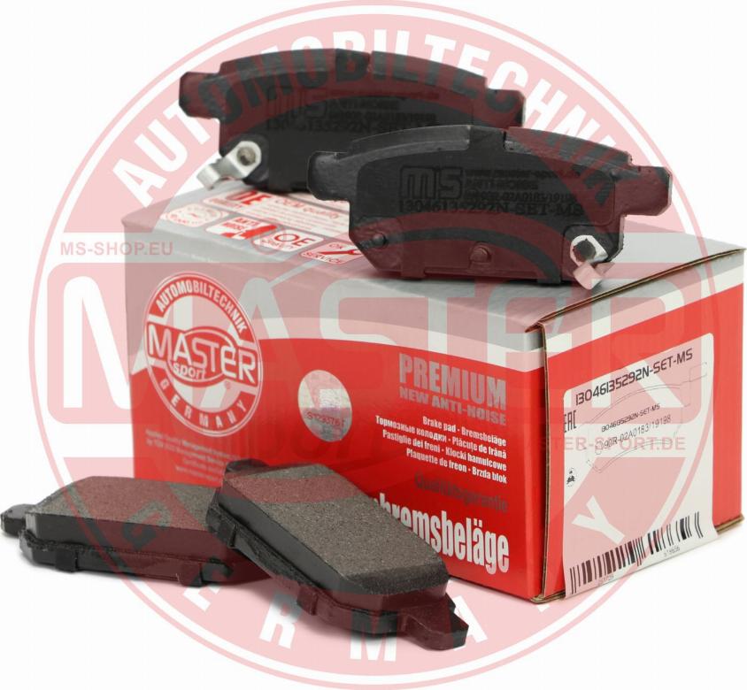 MASTER-SPORT GERMANY 13046135292N-SET-MS - Set placute frana,frana disc aaoparts.ro