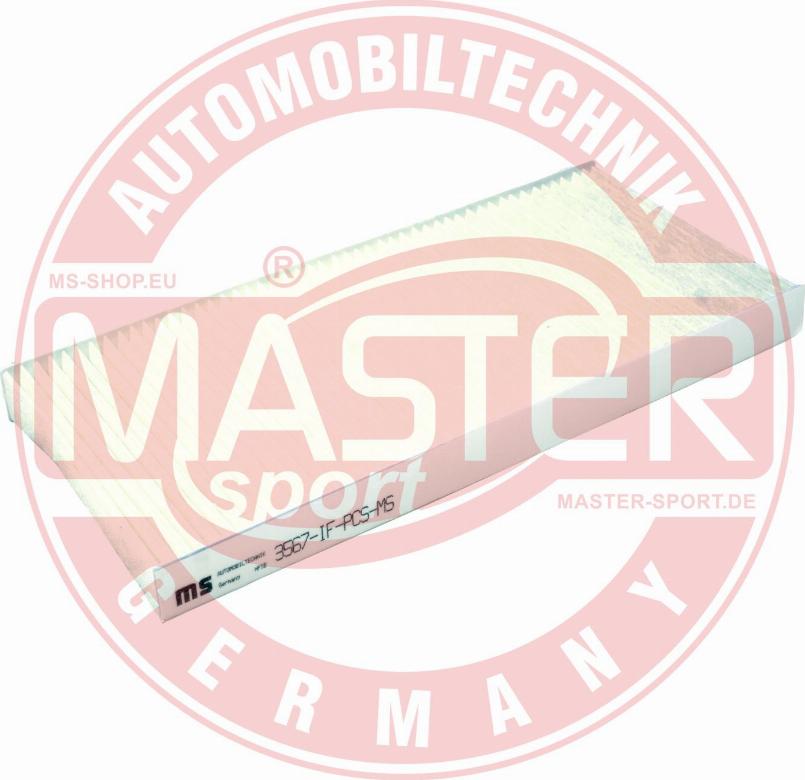 MASTER-SPORT GERMANY 3567-IF-PCS-MS - Filtru, aer habitaclu aaoparts.ro