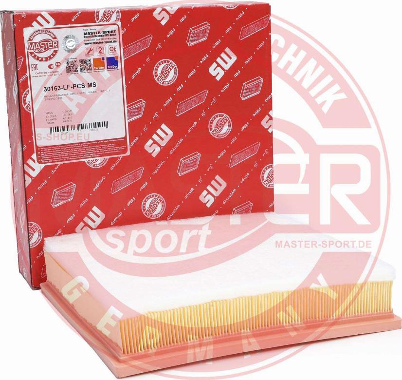 MASTER-SPORT GERMANY 30163-LF-PCS-MS - Filtru aer aaoparts.ro