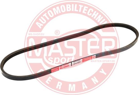 MASTER-SPORT 3PK820-PCS-MS - Curea transmisie cu caneluri aaoparts.ro