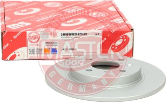 MASTER-SPORT GERMANY 24010901621-PCS-MS - Disc frana aaoparts.ro