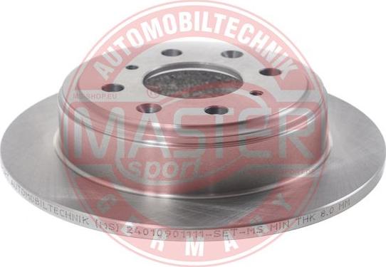 MASTER-SPORT GERMANY 24010901111-PCS-MS - Disc frana aaoparts.ro