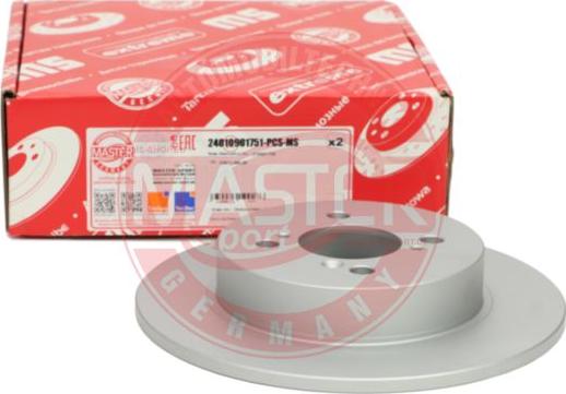 MASTER-SPORT GERMANY 24010901751-PCS-MS - Disc frana aaoparts.ro