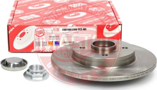 MASTER-SPORT GERMANY 2401106128B-PCS-MS - Disc frana aaoparts.ro