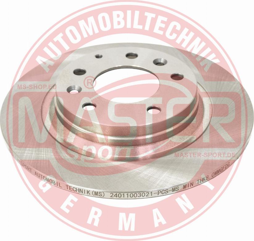 MASTER-SPORT GERMANY 24011003021-PCS-MS - Disc frana aaoparts.ro