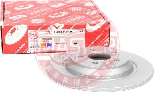 MASTER-SPORT GERMANY 24011101471-PCS-MS - Disc frana aaoparts.ro