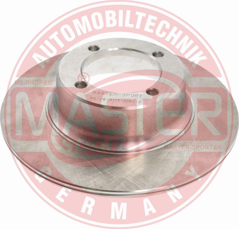 MASTER-SPORT 24011301822-PCS-MS - Disc frana aaoparts.ro
