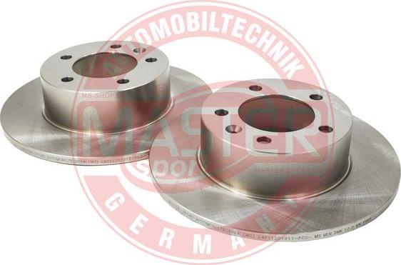 MASTER-SPORT 24011201911-SET-MS - Disc frana aaoparts.ro