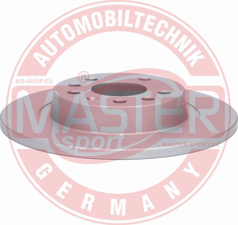 MASTER-SPORT GERMANY 24011201571PR-PCS-MS - Disc frana aaoparts.ro