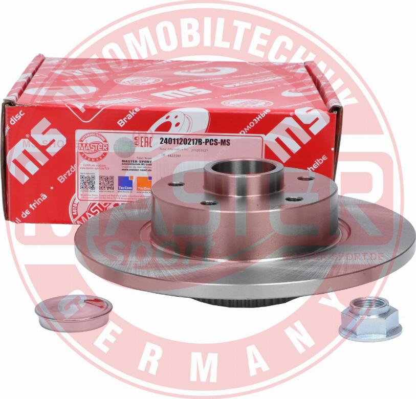 MASTER-SPORT GERMANY 2401120217B-PCS-MS - Disc frana aaoparts.ro