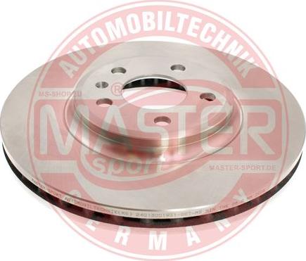 MASTER-SPORT GERMANY 24013001931-PCS-MS - Disc frana aaoparts.ro