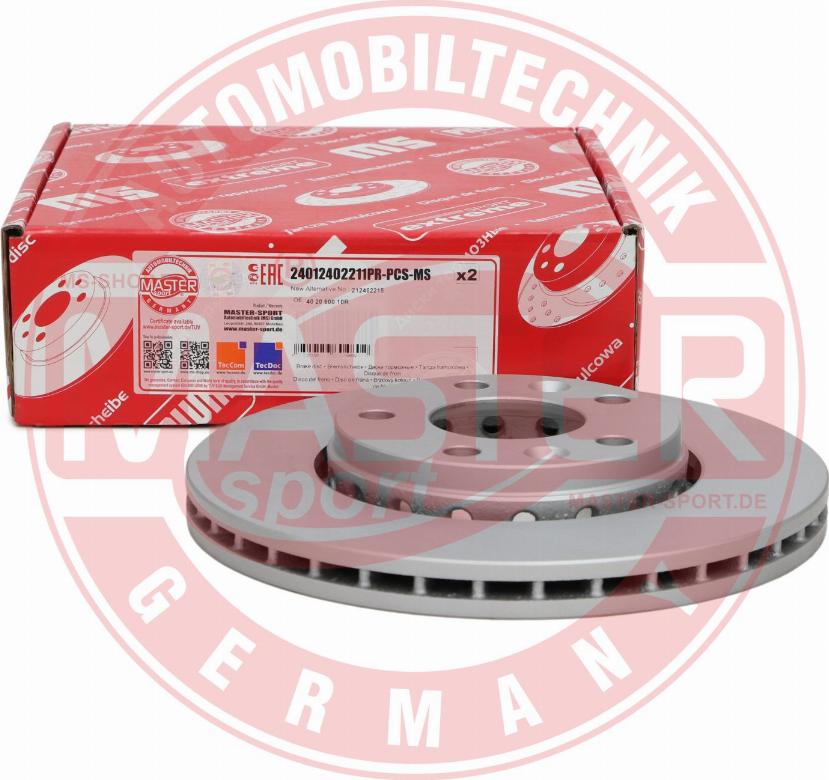 MASTER-SPORT GERMANY 24012402211PR-PCS-MS - Disc frana aaoparts.ro