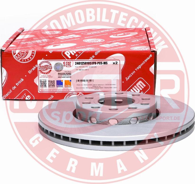 MASTER-SPORT GERMANY 24012501051PR-PCS-MS - Disc frana aaoparts.ro