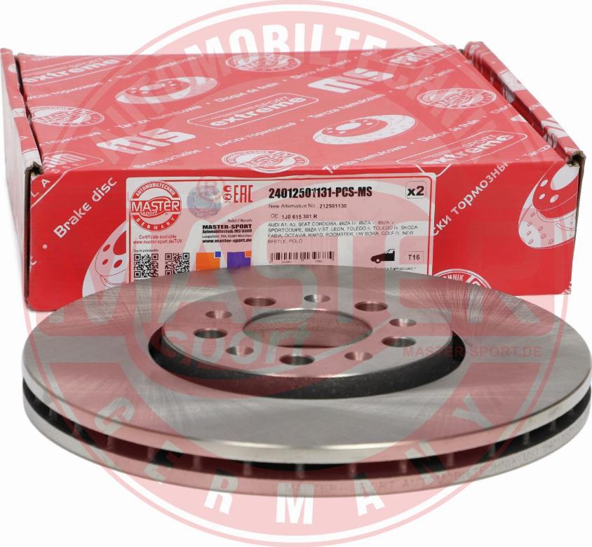 MASTER-SPORT GERMANY 24012501131-PCS-MS - Disc frana aaoparts.ro