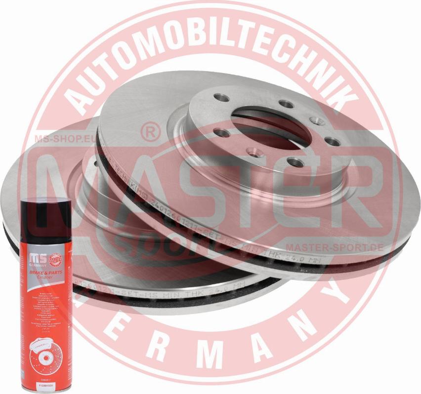 MASTER-SPORT 24012601211-SET-MSP - Disc frana aaoparts.ro