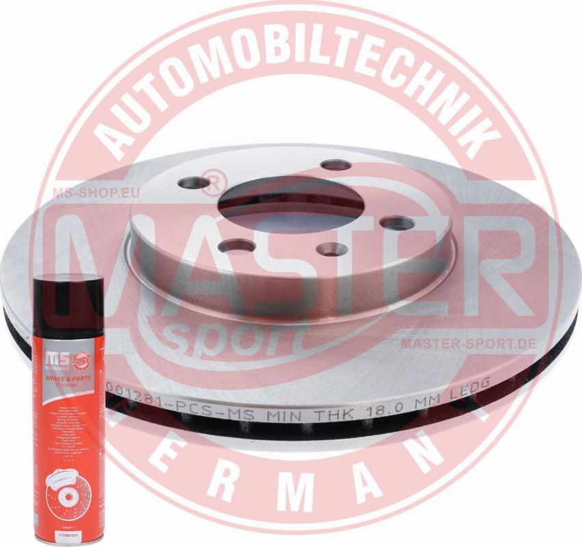 MASTER-SPORT 24012001281-PCS-MSP - Disc frana aaoparts.ro