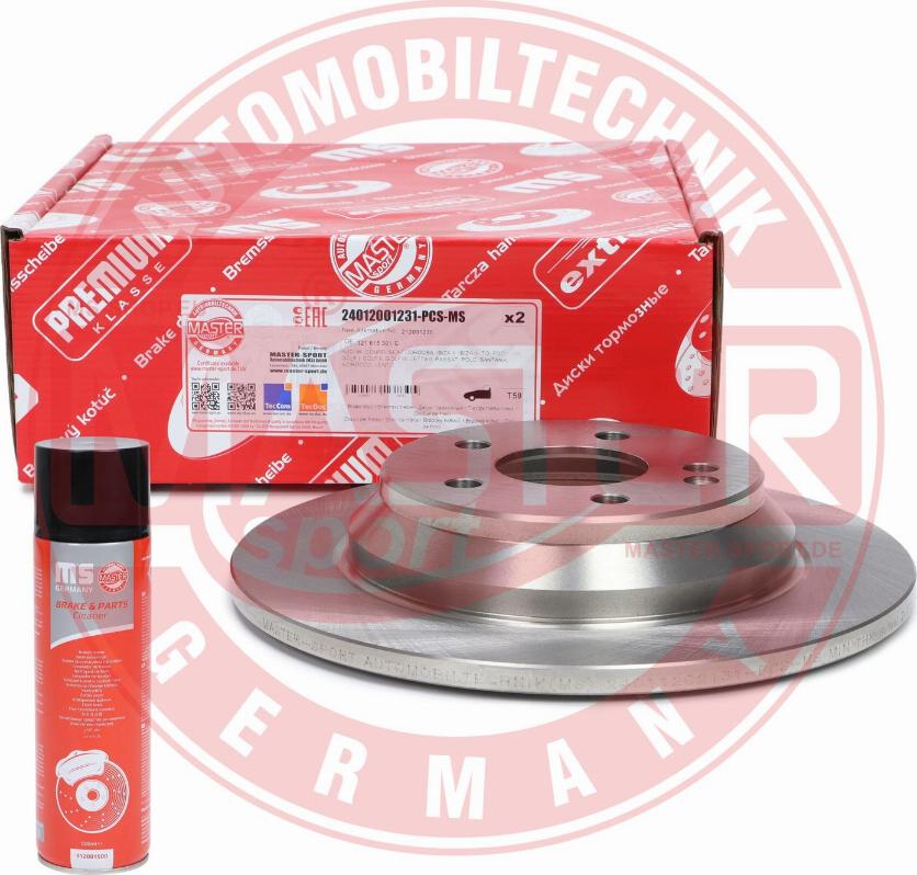 MASTER-SPORT 24012001231-PCS-MSP - Disc frana aaoparts.ro