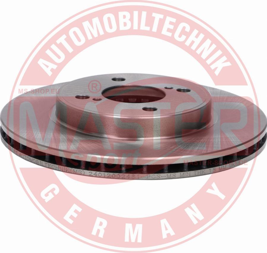 MASTER-SPORT 24012002481-PCS-MS - Disc frana aaoparts.ro