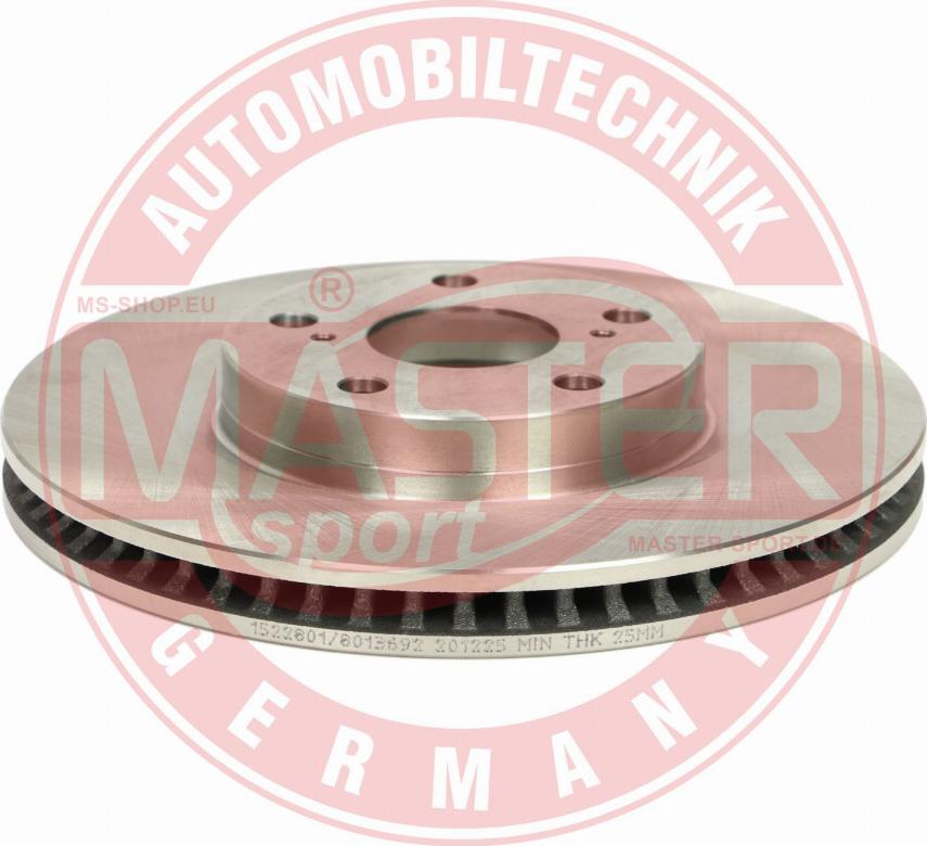 MASTER-SPORT GERMANY 24012801591-PCS-MS - Disc frana aaoparts.ro